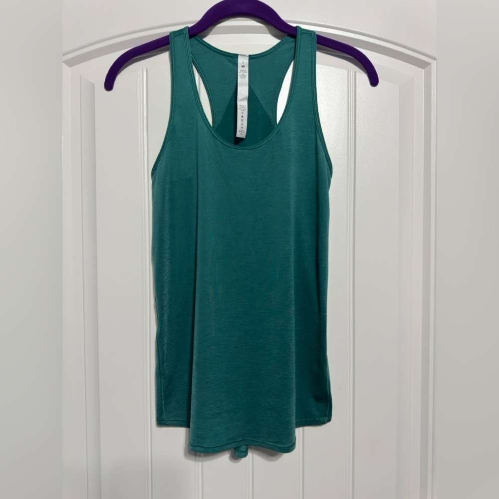 Lululemon Essential Tank Top *Pleated in Teal Lagoon